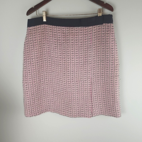 Uniform John Paul Richard Plaid Tweed Lined Skirt Plus Size 14 - Picture 1 of 8